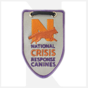 Badge patch for National Crisis Response Canines.