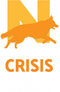 National Crisis Response Canines logo with white text.